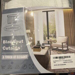 Blackout curtains pack of 2 White (31" x 36")